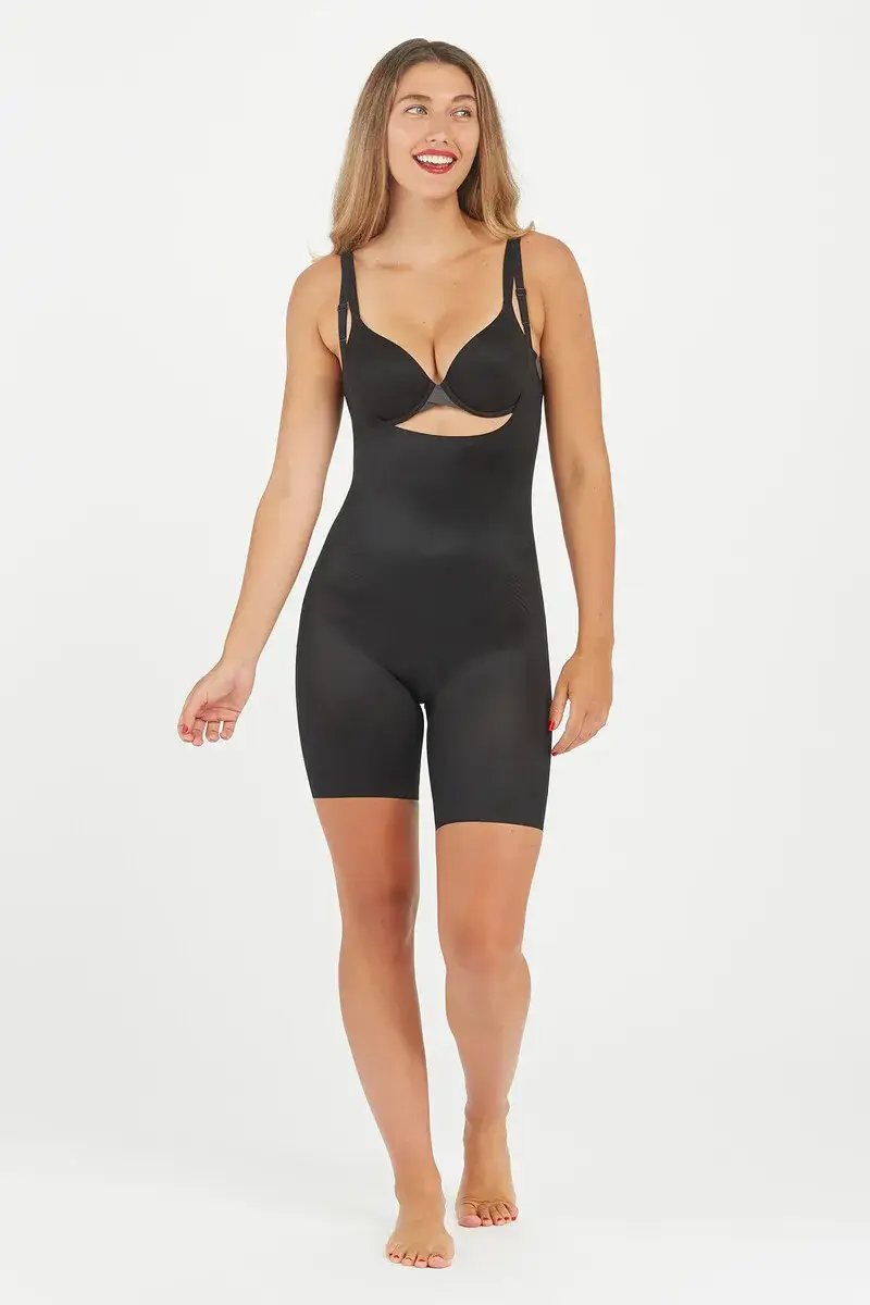 Spanx Invisible Black Shaping Bodysuit